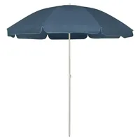 VidaXL Strandschirm Blau 240 cm