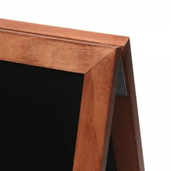 SHOWDOWN Displays Showdown Kundenstopper Kreidetafel Natura - 55x85cm - Holz - Hellbraun