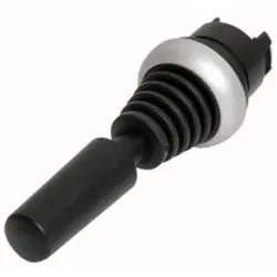 Eaton 289199 Joystick, mit einem Schaltpunkt je Betätigungsrichtung, mit Kunststoffachse, 2 Stellungen, Frontring Titan, rastend, horizontal