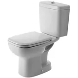 Duravit D-Code Stand-WC mit WC-Sitz Weiß