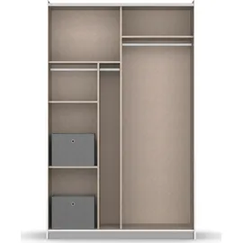 Rauch Schwebetürenschrank Reflect 131 x 210 x 59 cm Grau
