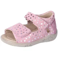 PEPINO Ricosta Mädchen Sandalen Taya,Kinderschuhe,WMS:Mittel,offene Schuhe,Strandschuhe,Sandaletten,Klettverschluss,Purple (340),24 EU - 24 EU