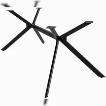 CLP Tischbeine Cascada I Tischgestell Für DIY-Projekte I Pulverbeschichteter Stahl