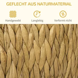 PawHut Katzen-Zubehör natur Edelstahl B/H/L: ca. 43x44x42 cm - Grau, Hellbraun, Natur