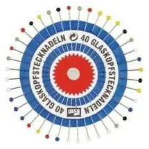 Prym 029139 Glaskopfnadeln ST 0,60 x 30 mm bunt