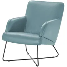 Ravensberger Werkstätten Sessel RW Wing Leder 67 x 87 x 74 cm Blau