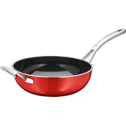 Fusiontec Mineral Wok, 28 cm, Red