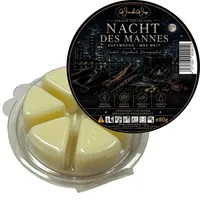 WonderWax Duftwachs Wax Melts Nacht des Mannes – Parfume Collection, 6 Duftwachs Ecken aus Sojawachs für Duftlampe & Aromalampe, vegane Wax Melt...
