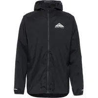 Nike Aireez Laufjacke Herren in black-dk smoke grey-white, Größe M - schwarz