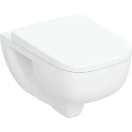 Geberit Renova Plan Wand-Tiefspül-WC mit WC-Sitz Weiß
