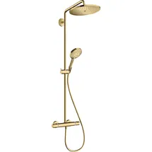 Hansgrohe Croma Select S Showerpipe 280 1-jet EcoSmart Polished Gold Optic 26891990