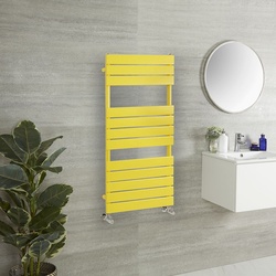 Design Handtuchheizkörper - Gelb(Dandelion Yellow), Wandmontage - Größe wählbar - Lustro Hudson Reed
