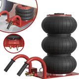 UISEBRT 3T Pneumatischer Wagenheber – Druckluftwagenheber mit Luftkissen, Kurzgriff und Rangierwagenheber für SUV, PKW, Autoheber