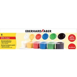 EBERHARD FABER Schulmalfarben farbsortiert 6 x 25,0 ml