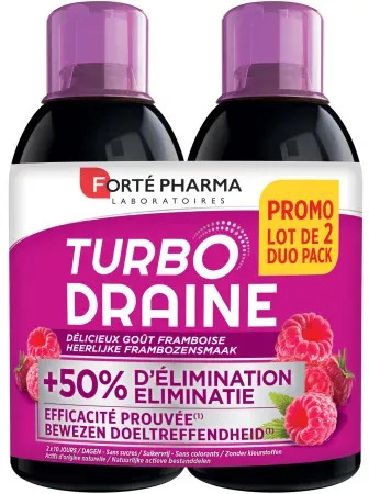 Forté Pharma TurboSlim Drink Himbeere Duo Pack 2x500ml