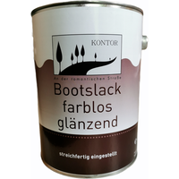 (19,93€/L) Kontor Bootslack Holz Schutz Klar Lack Farblos Glänzend 750ml