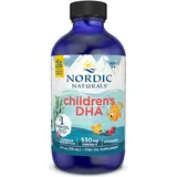 Nordic Naturals, Children's DHA, 119 ml, 530 mg DHA je Dosis, Omega 3, Fischöl, Omega-3 flüssig mit Erdbeergeschmack, Glutenfrei, Sojafrei, ohne Gentechnik
