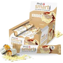 PHD Smart White Chocolate Blondie Riegel 12 x 64 g