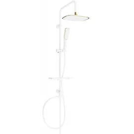 Mexen T49 Duschsäule, weiß/gold - 798494993-25