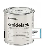 shelfmade Kreidefarbe weiß - Reinweiß - Holzfarbe DIY - Holz - Farbe für Möbel - Möbel matter Look - Holzlack matt