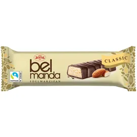 Zentis belmanda Edelmarzipan Classic, Schokoladen-Riegel, aromatische Mandeln und Fairtrade-Kakao, Marzipan-Riegel, perfekt für unterwegs, 40g