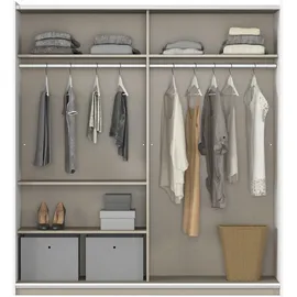 Rauch Schwebetürenschrank REFLECT 175 x 191 x 59 cm Grau