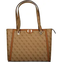GUESS Orlina Logo Noel Shopper-tasche - Latte Logo / Brown - One Size