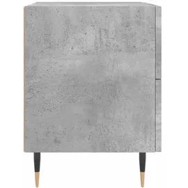 vidaXL Nachttisch Betongrau 40x35x47,5 cm Holzwerkstoff