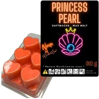 WonderWax Duftwachs WonderWax® Neon Duftwachs 6 Herzen (Princess Pearl), Duftrichtung: Princess Pearl
