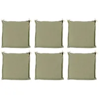 GO-DE Hockerauflagen 6er Set NISA, 45 x 47 cm