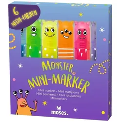 Moses Monster Mini-Marker 6er Set