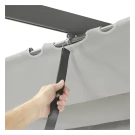 LECO Pergola 3 x 4 m lichtgrau