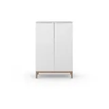 Andas Highboard Maryd (1 St), Hochkommode mit Untergestell in Holzoptik weiß