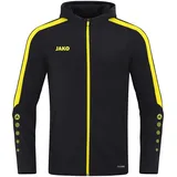 Jako Power Kapuzenjacke Kinder 803 schwarz/citro 164