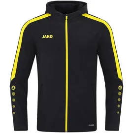 Jako Power Kapuzenjacke Kinder 803 schwarz/citro 164