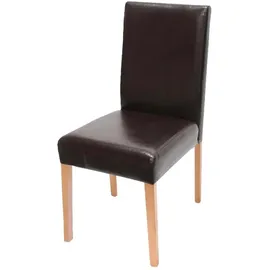 MCW Esszimmerstuhl Littau Leder braun