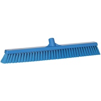 VIKAN 31993 Broom,Push,Soft,24",PP/PBT,Blue