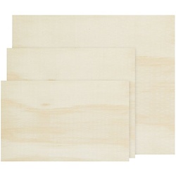 Sperrholzplatten, 3 Stück