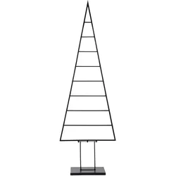 Dekobaum MY HOME "Maischa, Weihnachtsdeko aus Metall", schwarz, B:50cm H:152cm, Eisen, Dekofiguren, zum individuellen Dekorieren