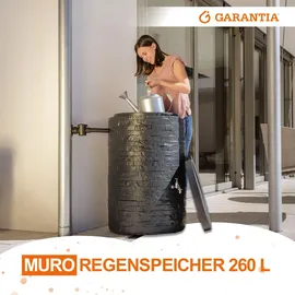 GARANTIA Regenspeicher Muro 260 l graphit