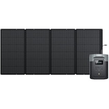 EcoFlow DELTA 2 Max tragbare Powerstation 2048Wh mit 400W Solarpanel, Balkonkraftwerk mit speicher Solaranlage, Schnellladung Solargenerator, für Outdoor, Camping, Wohnmobil, Garten