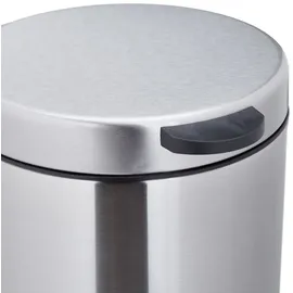 Relaxdays Kosmetikeimer 3 l Silber