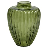 CASANOVA casa NOVA Vase FLOS, Grün - H 25 cm - Glas