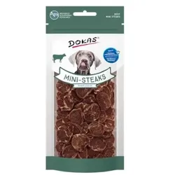 Dokas Dog Snack Mini Steaks Rindfleisch 50g