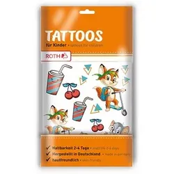 ROTH Klebetattoo Fredo & Fitzi verschiedene Motive, 32 Etiketten