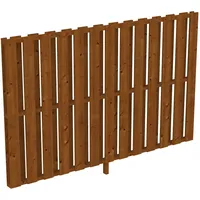 SKANHOLZ Seitenwand Deckelschalung 255 x 160 cm nussbaum