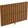 SKANHOLZ Seitenwand Deckelschalung 255 x 160 cm nussbaum