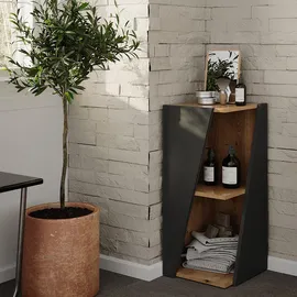 Vicco Benno, 31,6 x 70,5 cm, mit offenen Ablagen, modern, schmal, Badezimmer