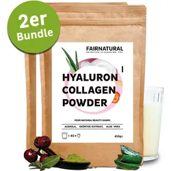 Kollagen Hyaluron Pulver 2er Pack (900g)
