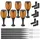 Tectake tectake® 6er Set Solarleuchten Flare, 6